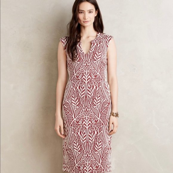 Anthropologie Dresses & Skirts - Anthro HD in Paris Picotage Midi Dress 8